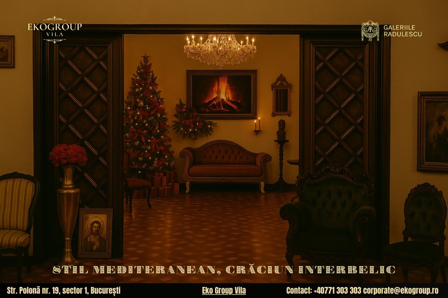 Decoratiuni de Craciun cu farmec de epocă: o experiență unică la Eko Group Vila 2 Decoratiuni de Craciun cu farmec de epocă: o experiență unică la Eko Group Vila